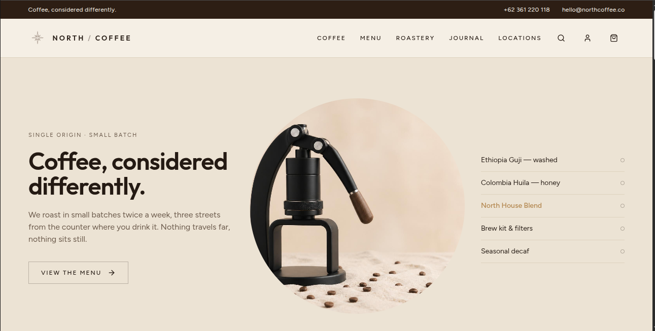 NORTH / COFFEE